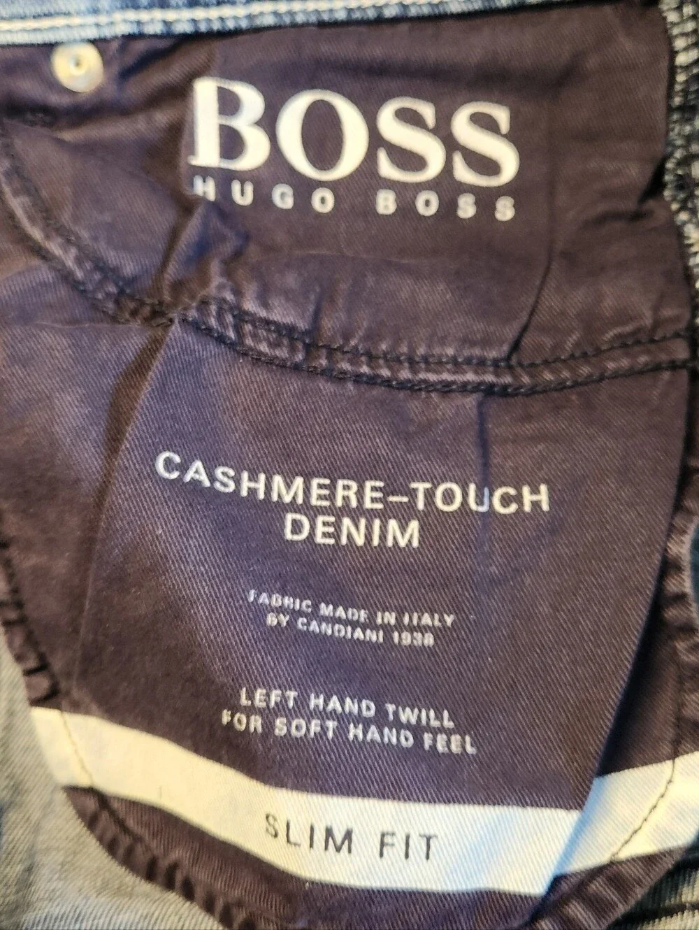 🔥 Upgrade Your Denim Game: Hugo Boss / Candiani Slim Fit Jeans (Size 34x32) 🔥